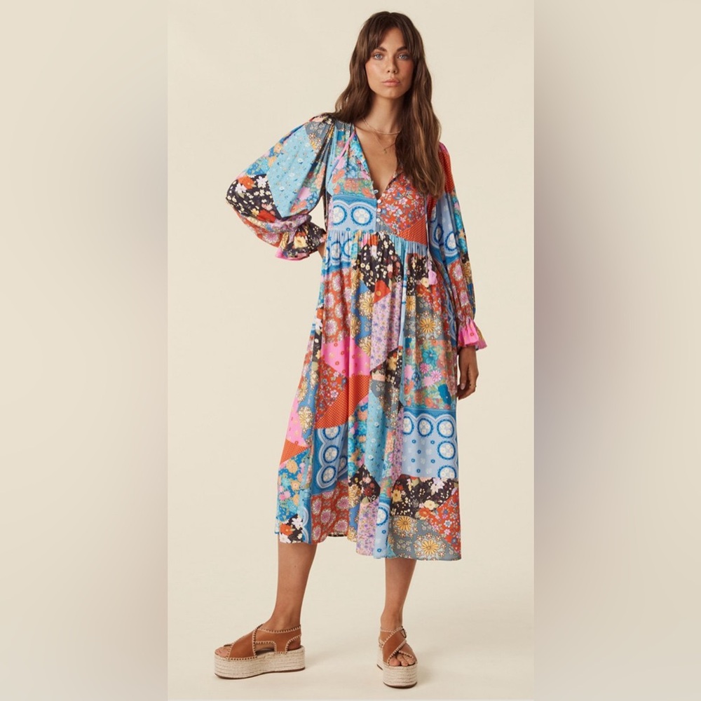 Spell Cha Cha Boho Midi Dress